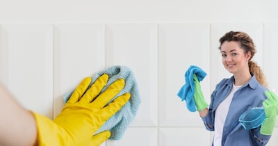 घर की सफाई. 