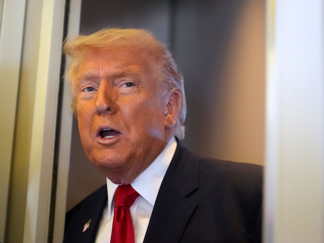 'We did not drop a bomb on Iran's school', when Trump got angry on the journalist's question