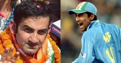 गौतम गंभीर जहां राजनीति की पिच पर सफल रहे वहीं मोहम्मद कैफ फ्लॉप साबित हुए, 