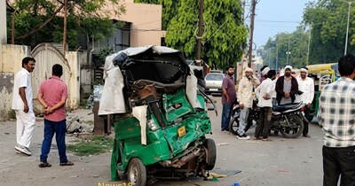 ग्‍वालियर में शुक्रवार तड़के भयानक हादसे में 5 लोगों की दर्दनाक मौत हो गई. 