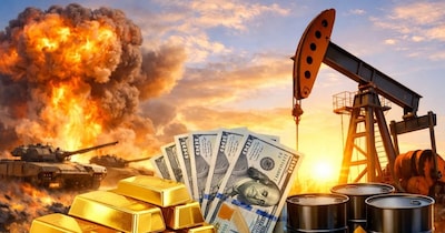 ईरान जंग के बावजूद सोने के दाम में गिरावट. (Image:AI)