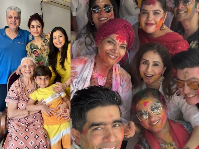 रवीना, शबाना से जावेद अख्तर तक, सितारों ने दोस्तों संग मनाया होली का जश्न