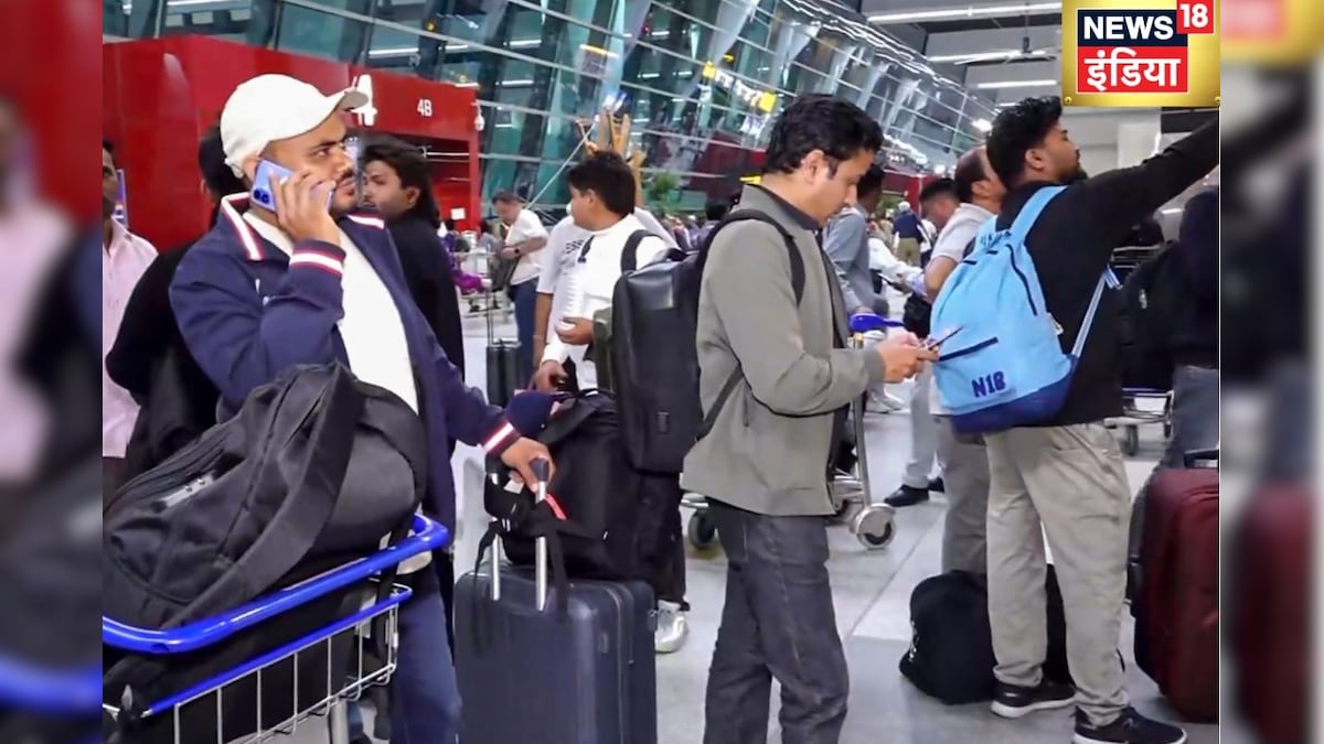 IGI एयरपोर्ट पर अफरा-तफरी का आलम, टिकट काउंटर पर हालत खराब