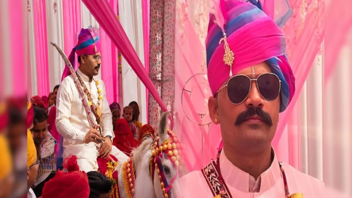 राजस्थानी ठाठ में निकली IPS दूल्हे की बारात! अंशिका वर्मा संग फेरे लेंगे केके विश्नोई, VIDEO वायरल