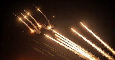 ईरानी मिसाइलों से थका आयरन डोम. (AI Generated)