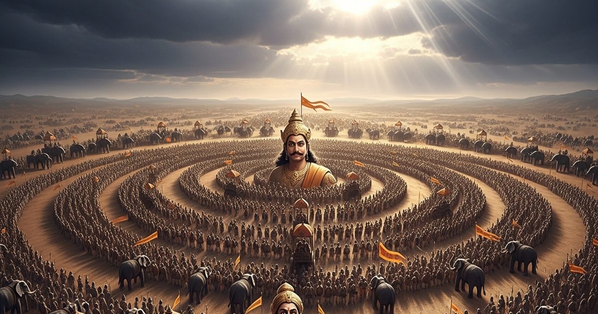 महाभारत का सबसे भयंकर घेरा,जयद्रथ को बचाने के लिए द्रोण ने रचा चक्रशकटव्यूह,कितना था बड़ा महाभारत का सबसे भयंकर घेरा,जयद्रथ को बचाने के लिए द्रोण ने रचा चक्रशकटव्यूह,कितना था बड़ा