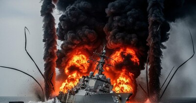 अमेरिका का वॉरशिप ईरानी माइंस की भेंट चढ़ा था 1988 में. (AI Generated)