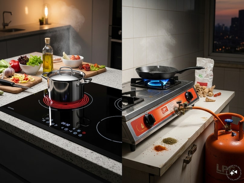 ইন্ডাকশন বনাম গ্যাসের চুলা, কেন গ্যাসের চুলা আবেশের চেয়ে ভালো, কেন গ্যাসের চুলার চেয়ে আবেশ ভালো, কেন আবেশ ব্যবহার করা হয়, গ্যাসের চুলার উপকারিতা