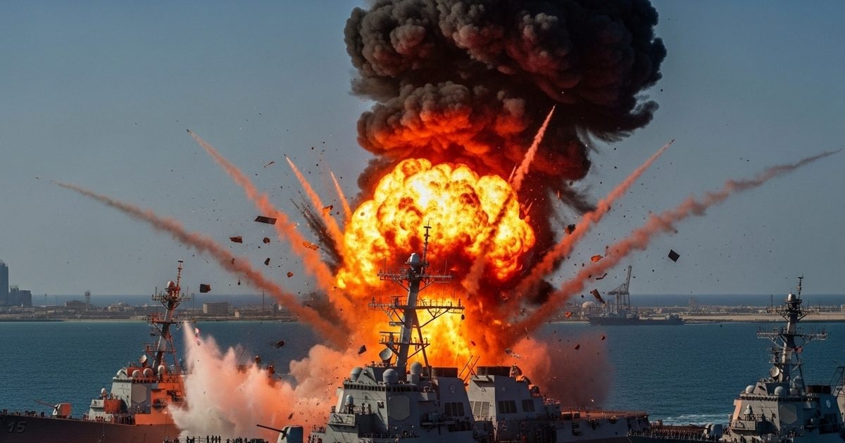 कमजोर नस पर वार होते ही घातक हुआ ईरान, अमेरिका की नेवी फ्लीट पर बरसाए बम, 21 सैनिकों को मारने का दावा