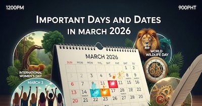 Important Days and Dates in March 2026 (AI)