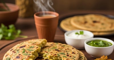 सूजी मसाला रोटी