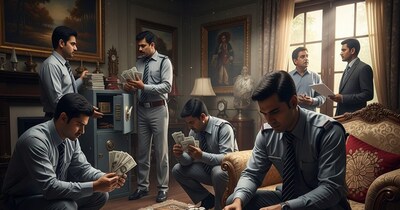 धार में लूट करने वाले 5 बदमाशों की तलाश हो रही है. 