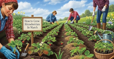 मार्च के महीने में कैसे उगाएं मीठी और रसीली स्ट्रॉबेरी?