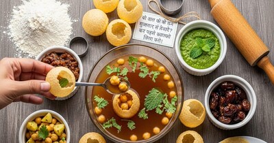 How to Make flour Golgappa at Home