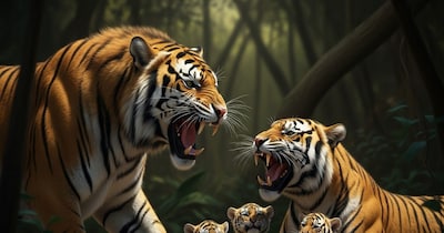 Horror in Sanjay Tiger Reserve: Dominant Male T-67 Devours Cub Before Tourists