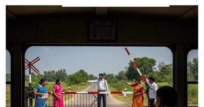 ग्रामीण इलाकों की क्रासिंग में की जा रही है ऐसी व्‍यवस्‍था.