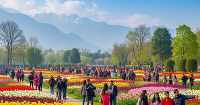 कश्मीर ट्यूलिप गार्डन