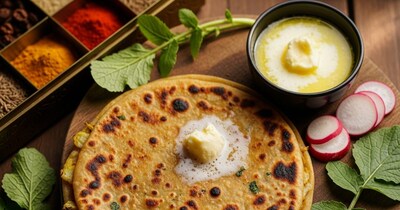 ढाबा स्टाइल मूली पराठा रेसिपी