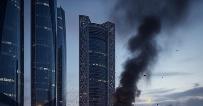 दुबई-अबू धाबी पर ईरान के हमले. (AI Generated)