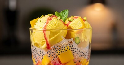 How to Make Mango Falooda Ice Cream