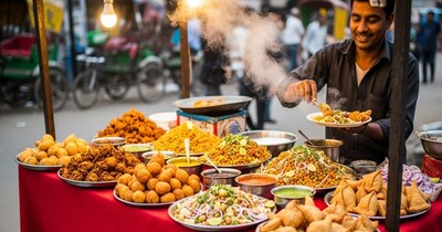 चाट पकौड़ी के ठेले पर लाल कपड़ा क्यों? वजह जानकर हो जाएंगे हैरान.