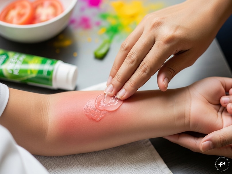 বাচ্চাদের ত্বক থেকে হোলির রঙ দূর করুন