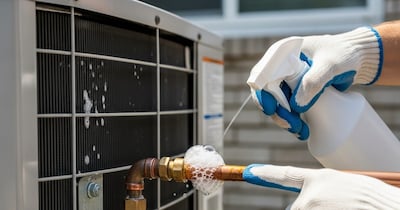 एसी गैस लीक