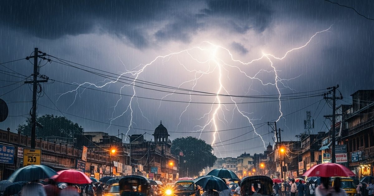 Aaj Ka Mausam Live | Today Weather Live | आंधी, बारिश और तूफान आज खूब करेंगे परेशान, आधे अप्रैल तक ऐसे ही रहेगा मौसम, 18 राज्यों में IMD का अलर्ट