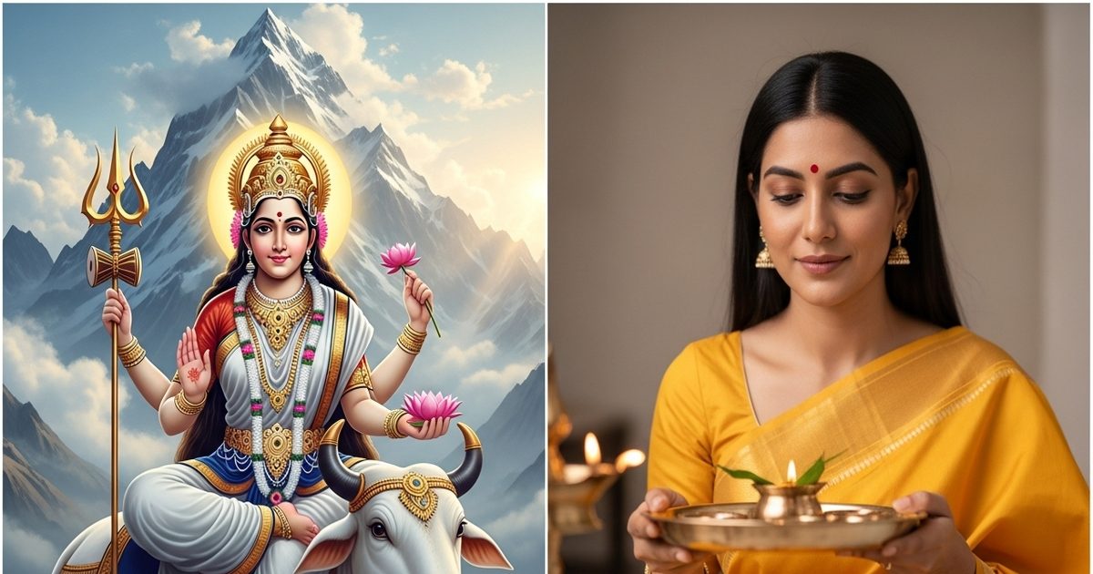 चैत्र नवरात्र का पहला दिन, जानें किस रंग के कपड़े पहनना शुभ, स्टाइल करने का तरीका