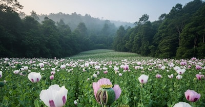 बलरामपुर में अफीम की खेती का मामला आई सामने (AI तस्वीर)