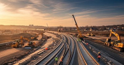 भागलपुर में रेल बाईपास (AI इमेज)