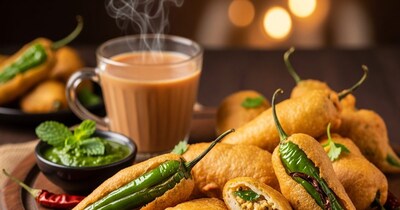 कर्नाटक-स्टाइल मिर्ची पकौड़े