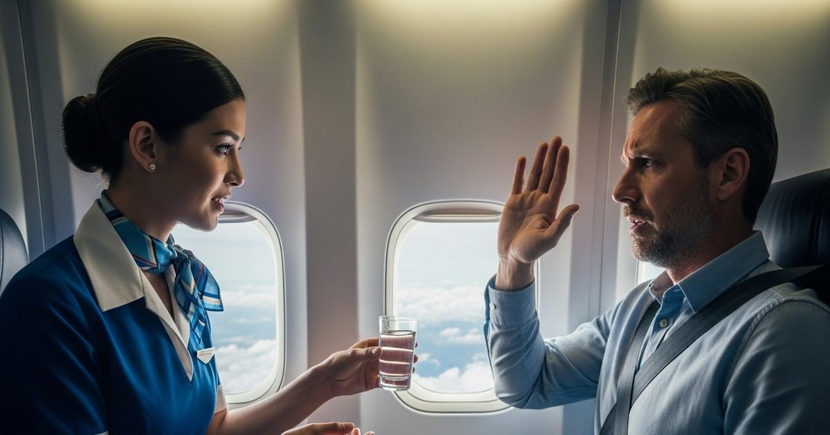 एयरहोस्‍टेस प्‍यार से पिलाना चाहती थी पानी, विदेशी पैसेंजर बोला- नहीं-नहीं, दिल्‍ली में लैंड होते ही अरेस्‍ट