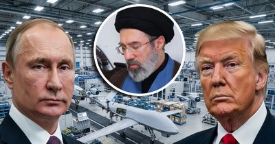 रूस ने ईरान को दिया ड्रोन.