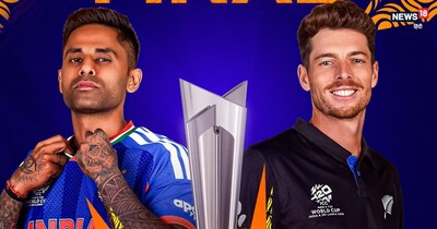 भारत और न्यूजीलैंड टी20 वर्ल्ड कप फाइनल लाइव अपडेट्स. 