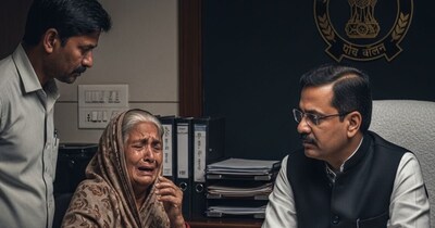 बुजुर्ग महिला ने पति पर लगाए आरोप. (एआई तस्वीर)