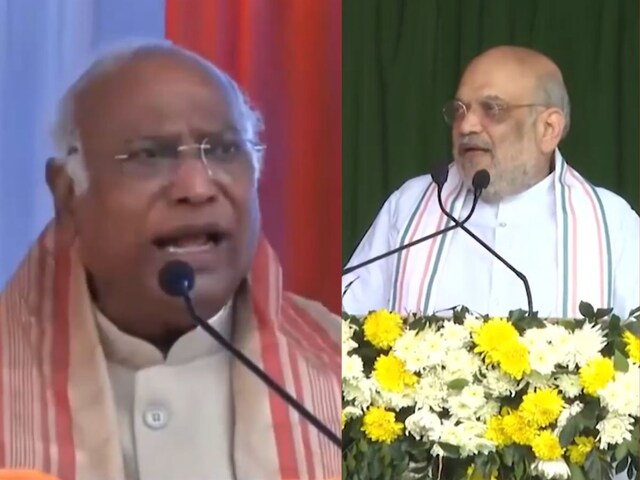 अमित शाह के 'आतंकवाद मुक्त असम' के वार पर खरगे का '5 गारंटियों' वाला पलटवार