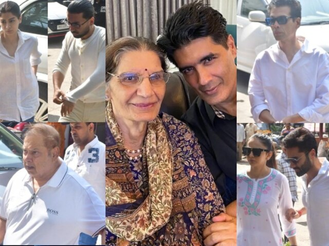 मनीष मल्होत्रा की मां का निधन,अंतिम संस्कार में पहुंची कई हस्तियां