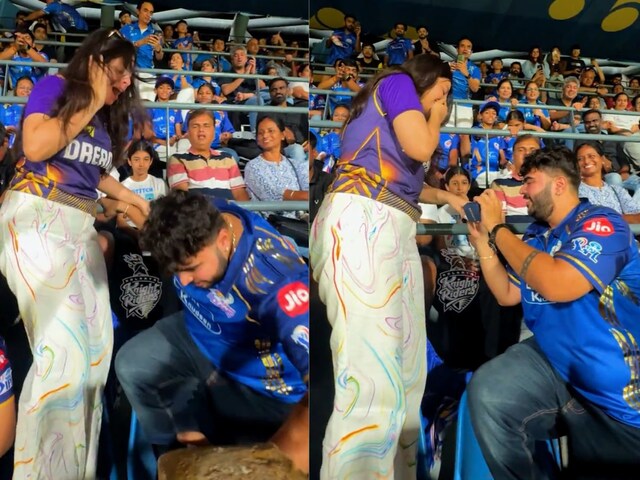 घुटने पर बैठ गर्लफ्रेंड को प्रपोज करने चला शख्स का हो गया 'पोपट', वीडियो देखा?