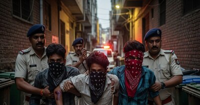 इनके पास एक बैग से विस्फोटक पदार्थ बरामद हुआ. फोटो AI जेनरेटेड (प्रतिकात्मक)