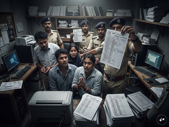 UP बोर्ड की फर्जी मार्कशीट बनाने वाला गिरोह गिरफ्तार, बैक डेट में जाकर खेला