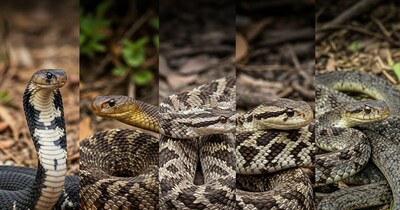 भारत के 5 बड़े विषैले सांप