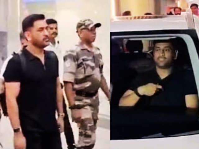 ধোনি আজ আহমেদাবাদ, ভারত-নিউজিল্যান্ড টি-টোয়েন্টি বিশ্বকাপের ফাইনালে পৌঁছেছেন