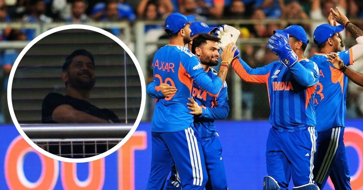 गौतम गंभीर ने जान लगा भारत को फाइनल में पहुंचाया, मैच देखने आए महेंद्र सिंह धोनी ले उड़े जीत का सारा क्रेडिट