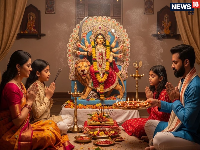 Navratri Puja During Period