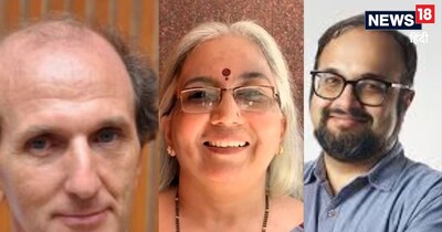 NCERT: प्रोफेसर मिशेल डेनिनो, सुपर्णा दिवाकर और आलोक प्रसन्न कुमार (बाएं से दाएं).