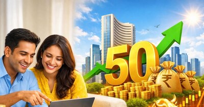 शेयर बाजार के उतार-चढ़ाव से डरें नहीं, Nifty 50 इंडेक्स फंड में निवेश से पाएं स्थिर मुनाफा. (Image:AI)