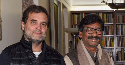 राहुल गांधी-हेमंत सोरेन (फाइल फोटो)