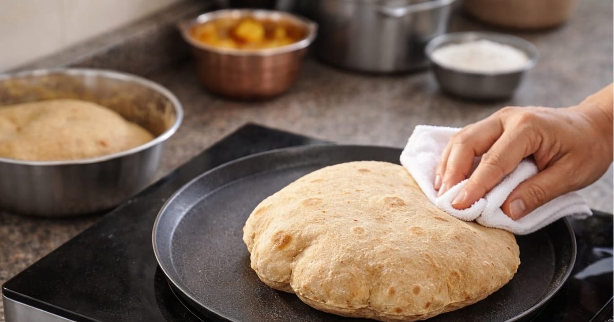 Induction Cooked Roti soft roti on induction । इंडक्शन पर रोटी कैसे बनाएं - News18 हिंदी