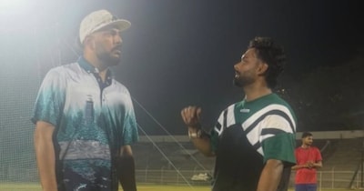 युवराज सिंह की निगरानी में आईपीएल की तैयारी ऋषभ पंत. 